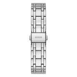 Buy Shop Guess Crystalline Diamonds Black Dial Silver Steel Strap Watch for Women - GW0114L1 USA Online