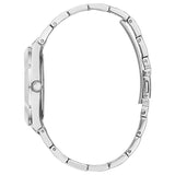 Buy Shop Guess Crystalline Diamonds Black Dial Silver Steel Strap Watch for Women - GW0114L1 USA Online