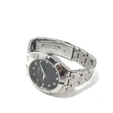 Buy Shop Guess Crystalline Diamonds Black Dial Silver Steel Strap Watch for Women - GW0114L1 USA Online