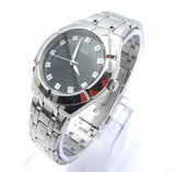 Buy Shop Guess Crystalline Diamonds Black Dial Silver Steel Strap Watch for Women - GW0114L1 USA Online