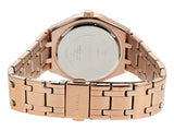 Buy Shop Guess Crystalline Diamonds Silver Dial Rose Gold Steel Strap Watch for Women - GW0114L3 USA Online