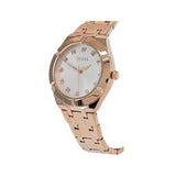 Buy Shop Guess Crystalline Diamonds Silver Dial Rose Gold Steel Strap Watch for Women - GW0114L3 USA Online