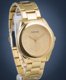 Buy Shop Guess Cubed Analog Gold Dial Gold Steel Strap Watch For Women - GW0606L2 USA Online