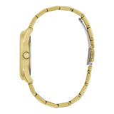 Buy Shop Guess Cubed Analog Gold Dial Gold Steel Strap Watch For Women - GW0606L2 USA Online
