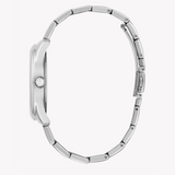 Buy Shop Guess Cubed Analog Silver Dial Silver Steel Strap Watch For Women - GW0606L1 USA Online