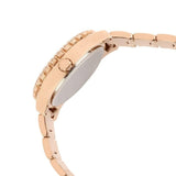 Buy Shop Guess Dazzler Diamonds Silver Dial Rose Gold Steel Strap Watch for Women - W0335L3 USA Online