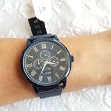 Buy Shop Guess Delancey Analog Blue Dial Blue Mesh Bracelet Watch for Men - W0871G3 USA Online