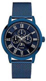 Buy Shop Guess Delancey Analog Blue Dial Blue Mesh Bracelet Watch for Men - W0871G3 USA Online