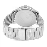 Buy Shop Guess Delancey Black Dial Silver Mesh Bracelet Watch for Men - W0871G1 USA Online