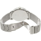 Buy Shop Guess Delancey Black Dial Silver Mesh Bracelet Watch for Men - W0871G1 USA Online