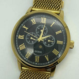Buy Shop Guess Delancy Black Dial Gold Mesh Bracelet Watch for Men - W0871G2 USA Online