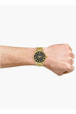 Buy Shop Guess Delancy Black Dial Gold Mesh Bracelet Watch for Men - W0871G2 USA Online