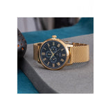 Buy Shop Guess Delancy Black Dial Gold Mesh Bracelet Watch for Men - W0871G2 USA Online