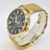 Buy Shop Guess Delancy Black Dial Gold Mesh Bracelet Watch for Men - W0871G2 USA Online
