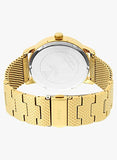 Buy Shop Guess Delancy Black Dial Gold Mesh Bracelet Watch for Men - W0871G2 USA Online