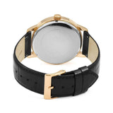 Buy Shop Guess Delancy Quartz Silver Dial Black Leather Strap Watch For Men - W0870G2 USA Online