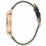 Buy Shop Guess Delancy Quartz Silver Dial Black Leather Strap Watch For Men - W0870G2 USA Online