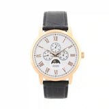 Buy Shop Guess Delancy Quartz Silver Dial Black Leather Strap Watch For Men - W0870G2 USA Online