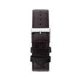 Buy Shop Guess Delancy Quartz White Dial Brown Leather Strap Watch For Men - W0870G1 USA Online