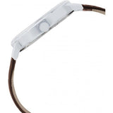 Buy Shop Guess Delancy Quartz White Dial Brown Leather Strap Watch For Men - W0870G1 USA Online