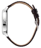 Buy Shop Guess Delancy Quartz White Dial Brown Leather Strap Watch For Men - W0870G1 USA Online