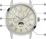 Buy Shop Guess Delancy White Dial Silver Mesh Bracelet Watch for Men - W0871G4 USA Online