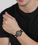 Buy Shop Guess Delta Black Dial Black Rubber Strap Watch for Men - GW0051G2 USA Online