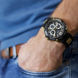 Buy Shop Guess Delta Black Dial Black Rubber Strap Watch for Men - GW0051G2 USA Online