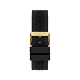 Buy Shop Guess Delta Black Dial Black Rubber Strap Watch for Men - GW0051G2 USA Online