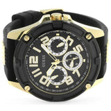 Buy Shop Guess Delta Black Dial Black Rubber Strap Watch for Men - GW0051G2 USA Online