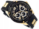 Buy Shop Guess Delta Black Dial Black Rubber Strap Watch for Men - GW0051G2 USA Online