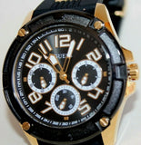 Buy Shop Guess Delta Black Dial Black Rubber Strap Watch for Men - GW0051G2 USA Online