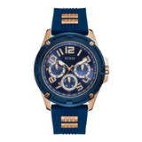 Buy Shop Guess Delta Blue Dial Blue Silicone Strap Watch for Men - GW0051G3 USA Online