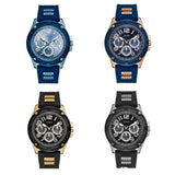 Buy Shop Guess Delta Blue Dial Blue Silicone Strap Watch for Men - GW0051G4 USA Online