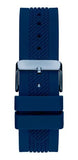 Buy Shop Guess Delta Blue Dial Blue Silicone Strap Watch for Men - GW0051G4 USA Online