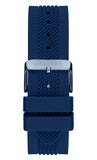 Buy Shop Guess Delta Blue Dial Blue Silicone Strap Watch for Men - GW0051G4 USA Online