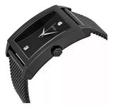 Buy Shop Guess Diamonds Black Dial Black Mesh Strap Watch for Men - W0298G1 USA Online