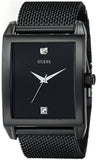 Buy Shop Guess Diamonds Black Dial Black Mesh Strap Watch for Men - W0298G1 USA Online