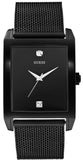 Buy Shop Guess Diamonds Black Dial Black Mesh Strap Watch for Men - W0298G1 USA Online