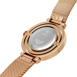 Buy Shop Guess Dream Crystals Rose Gold Dial Rose Gold Mesh Bracelet Watch For Women - GW0550L3 USA Online