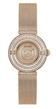 Buy Shop Guess Dream Crystals Rose Gold Dial Rose Gold Mesh Bracelet Watch For Women - GW0550L3 USA Online