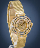 Buy Shop Guess Dream Quartz Gold Dial Gold Mesh Strap Watch For Women - GW0550L2 USA Online