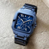 Buy Shop Guess Dress Multifunction Blue Dial Blue Steel Strap Watch for Men - GW0631G3 USA Online