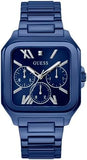 Buy Shop Guess Dress Multifunction Blue Dial Blue Steel Strap Watch for Men - GW0631G3 USA Online