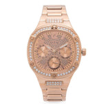 Buy Shop Guess Duchees Quartz Rose Gold Dial Rose Gold Steel Strap Watch For Women - GW0558L3 USA Online