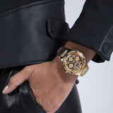 Buy Shop Guess Duchess Quartz Gold Dial Gold Steel Strap Watch For Women - GW0558L2 USA Online