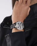 Buy Shop Guess Duchess Quartz Silver Dial Silver Steel Strap Watch For Women - GW0558L1 USA Online