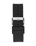 Buy Shop Guess Duke Crystals Black Dial Black Silicone Strap Watch For Men - GW0641G1 USA Online