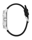 Buy Shop Guess Duke Crystals Black Dial Black Silicone Strap Watch For Men - GW0641G1 USA Online