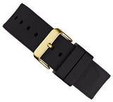 Buy Shop Guess Duke Crystals Black Dial Black Silicone Strap Watch For Men - GW0641G2 USA Online